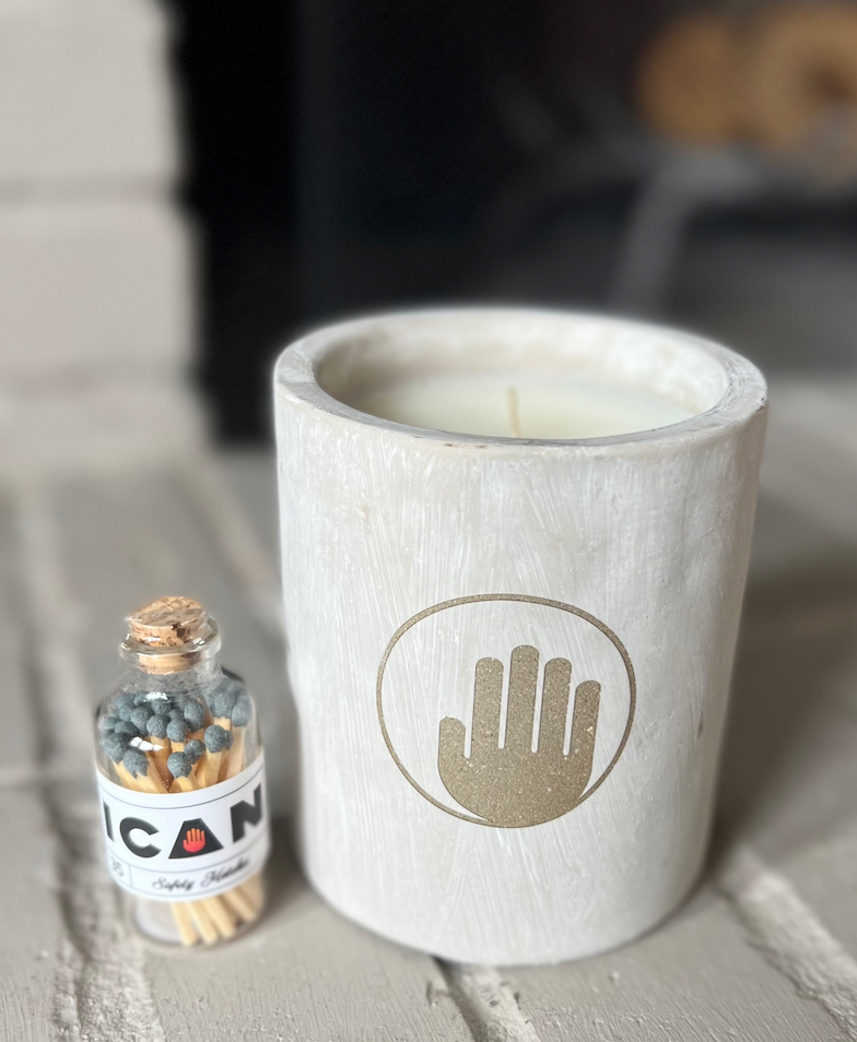 ICAN Concrete Candle
