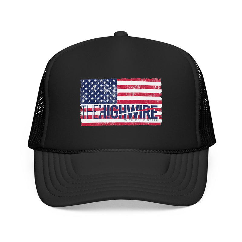The Highwire American Flag Trucker Hat