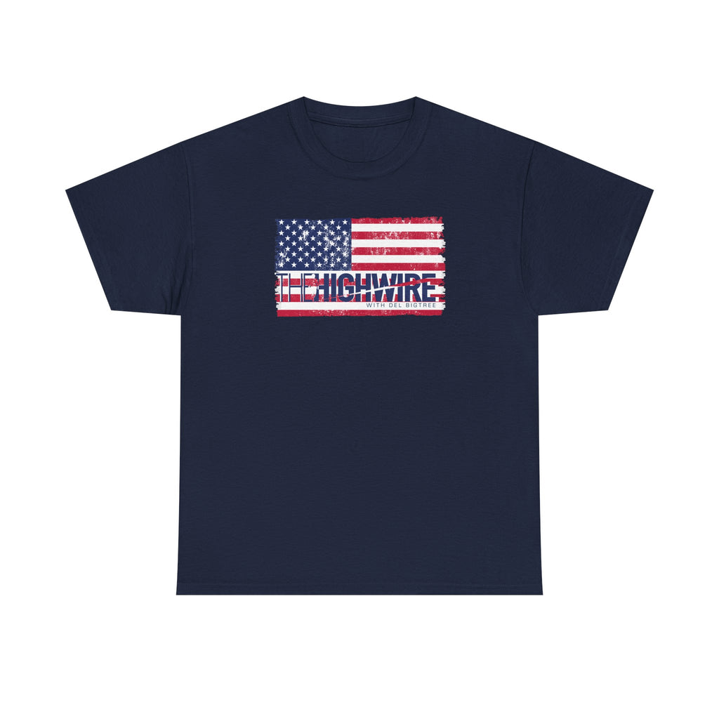 The Highwire Distressed American Flag T-Shirt