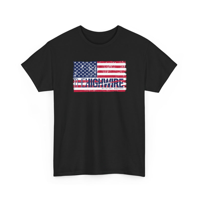 The Highwire Distressed American Flag T-Shirt