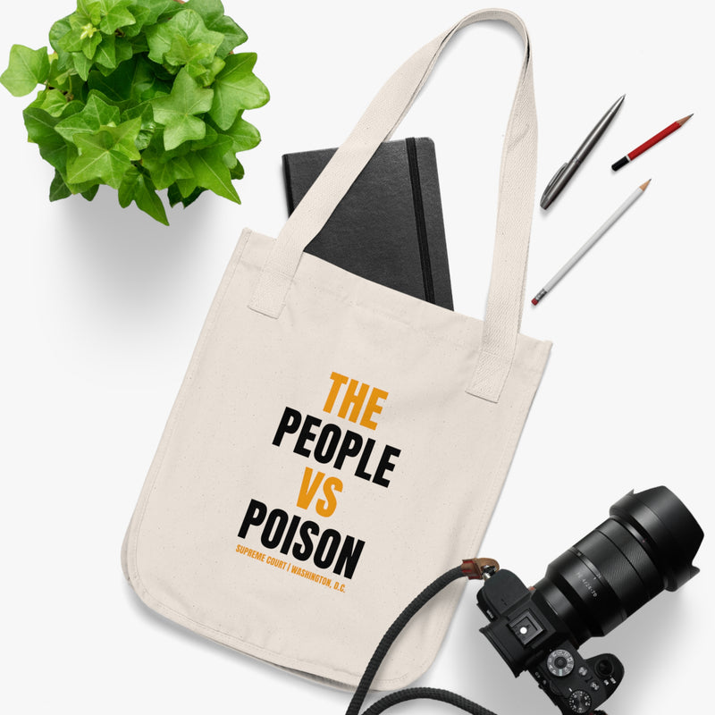 “The People vs Poison” Protest Organic Canvas Tote