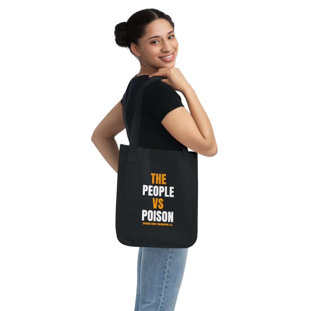 “The People vs Poison” Protest Organic Canvas Tote