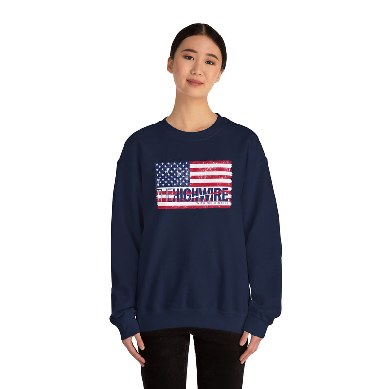The Highwire American Flag Crewneck Sweatshirt
