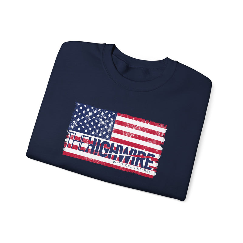 The Highwire American Flag Crewneck Sweatshirt