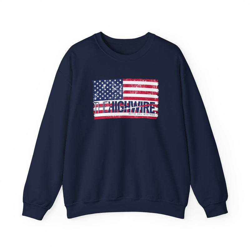 The Highwire American Flag Crewneck Sweatshirt