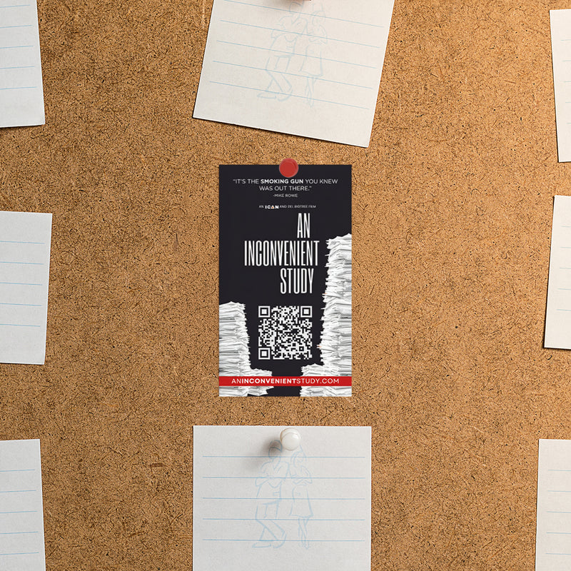 "An Inconvenient Study" Promotional Cards