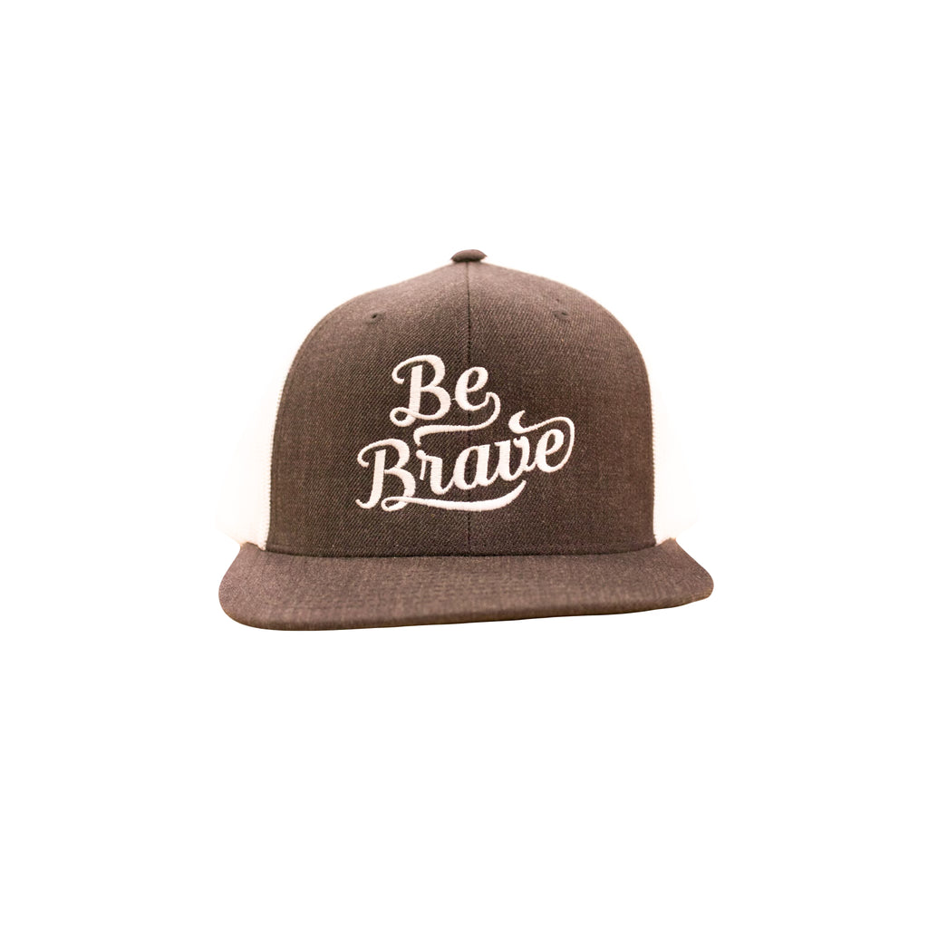 Be Brave Embroidered Trucker Hat