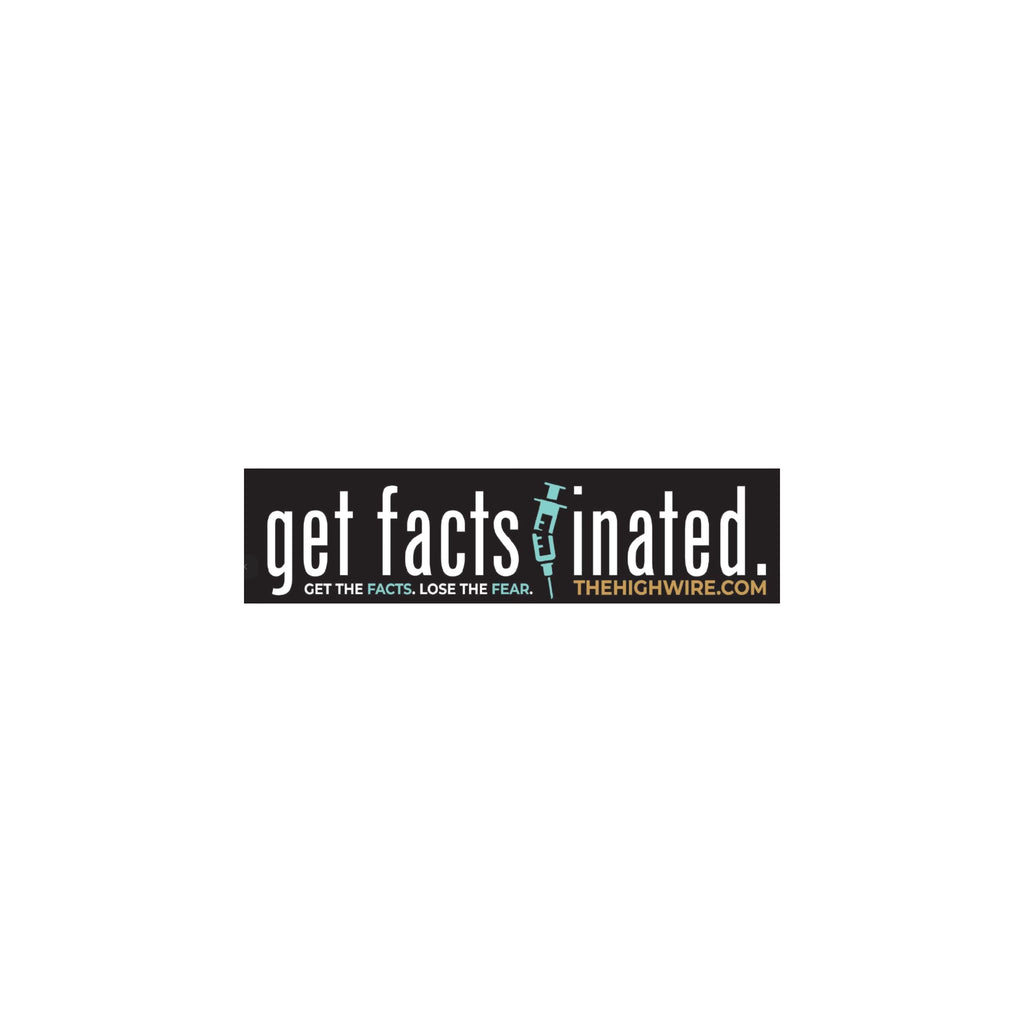 Get Factsinated Sticker 1.8 x 7 inches