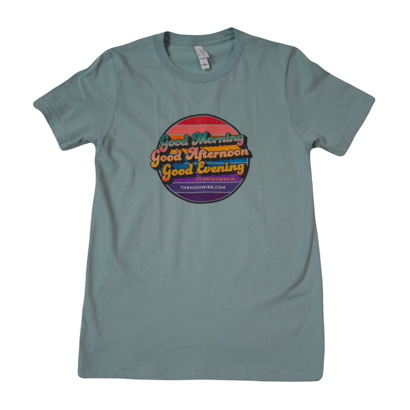 HW Good Morning Slogan T Shirt