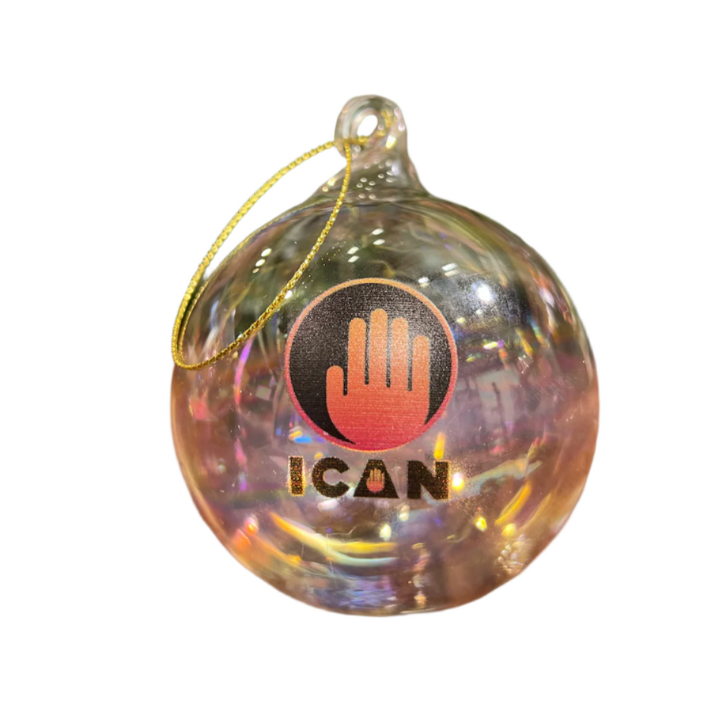 Ornament -ICAN Holiday Glass