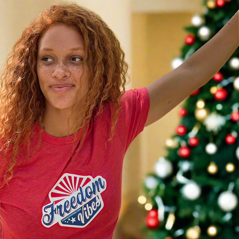Freedom Vibes Tri Blend T Shirt