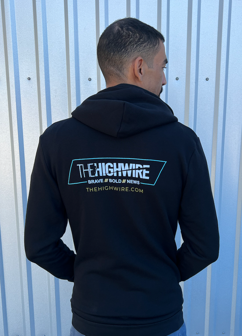 HighWire Logo Zip Front Unisex Hoodie