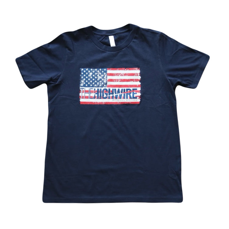 The Highwire Youth American Flag Tee Shirt