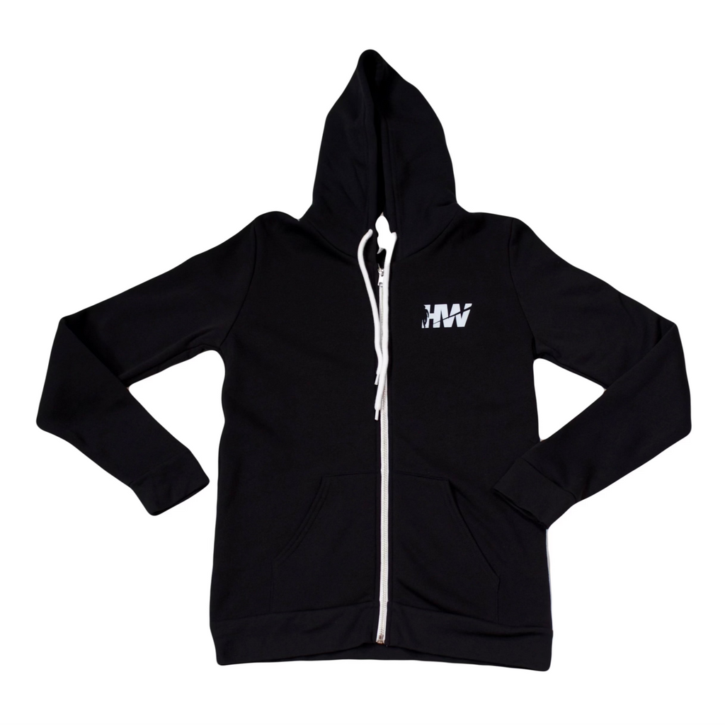 HighWire Logo Zip Front Unisex Hoodie