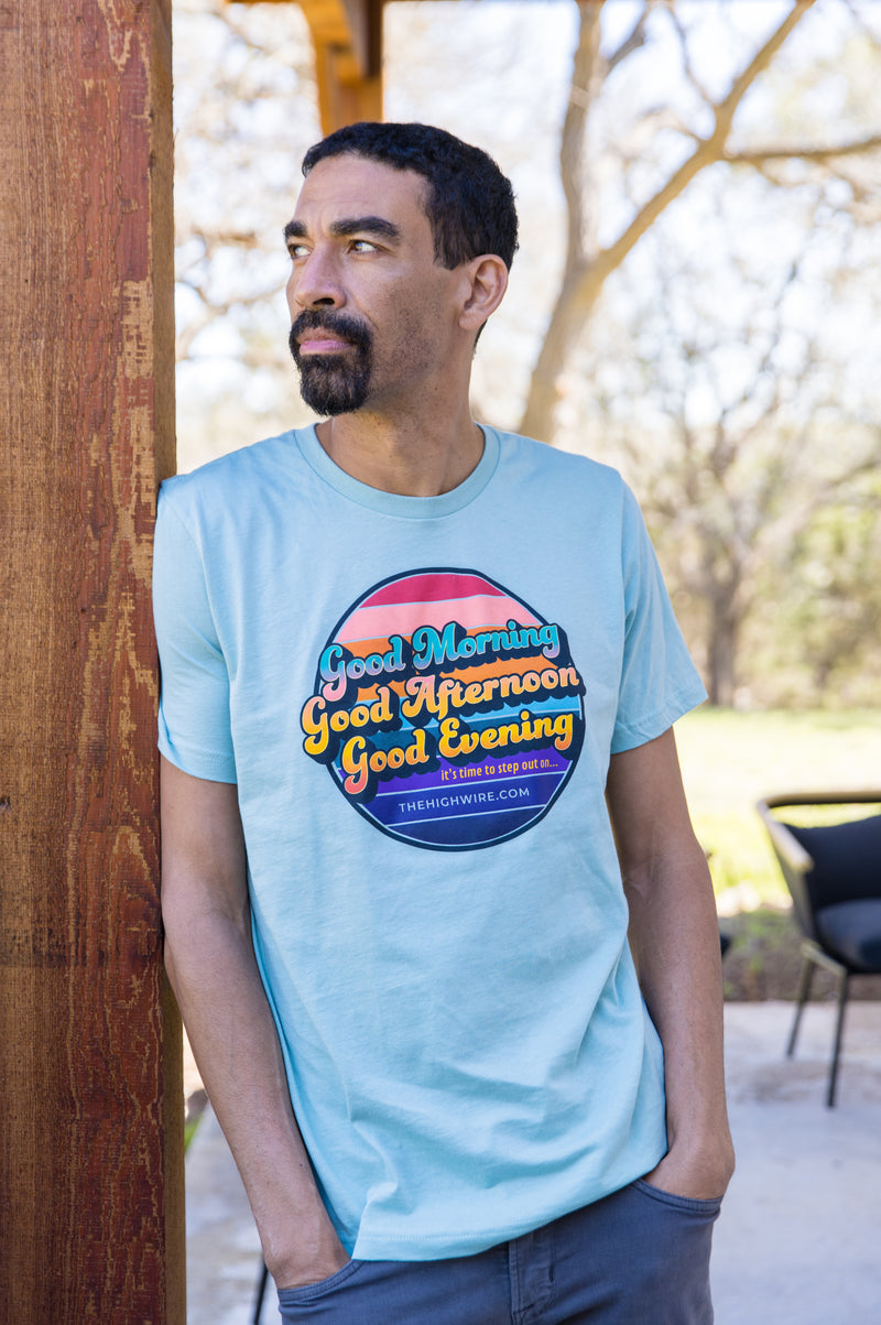 HW Good Morning Slogan T Shirt
