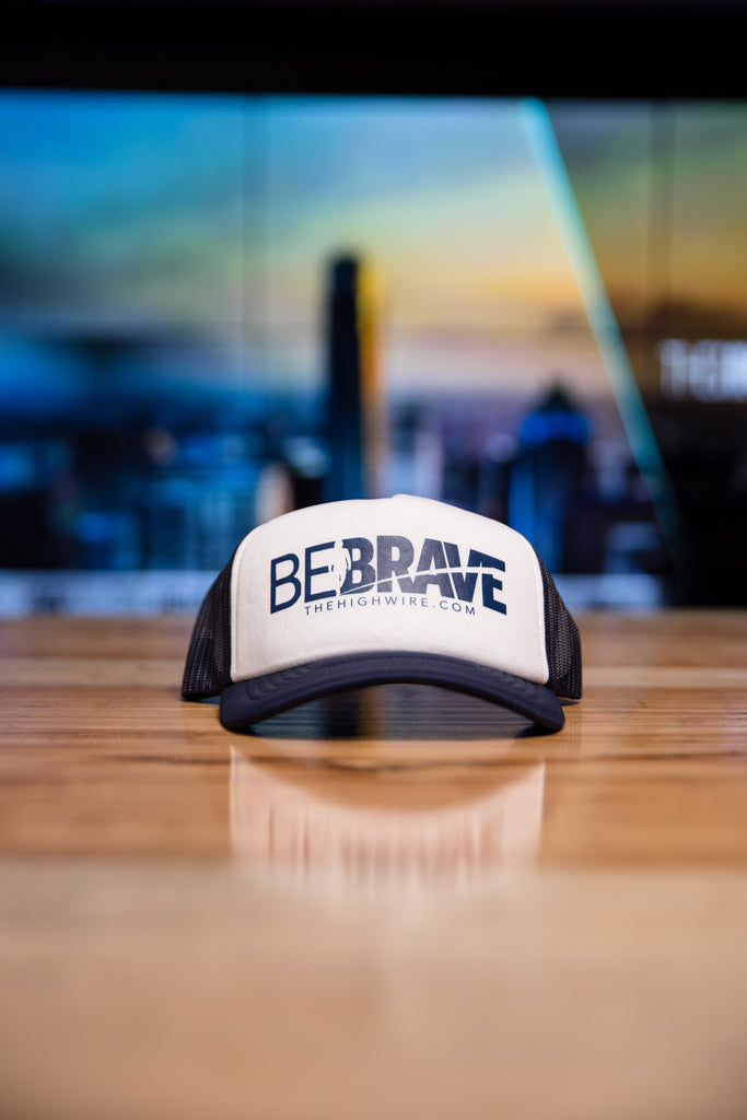 Be Brave Navy/White/Navy Trucker Hat