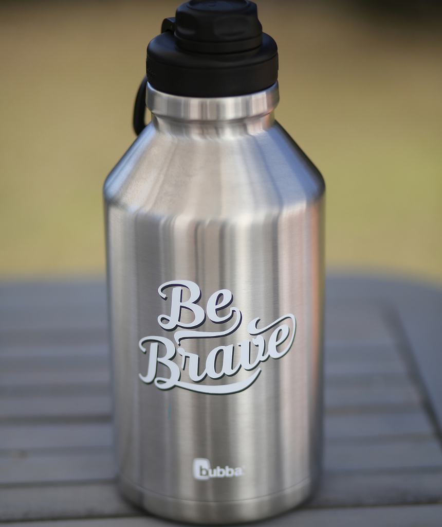 Stainless steel Be Brave -  64oz Growler