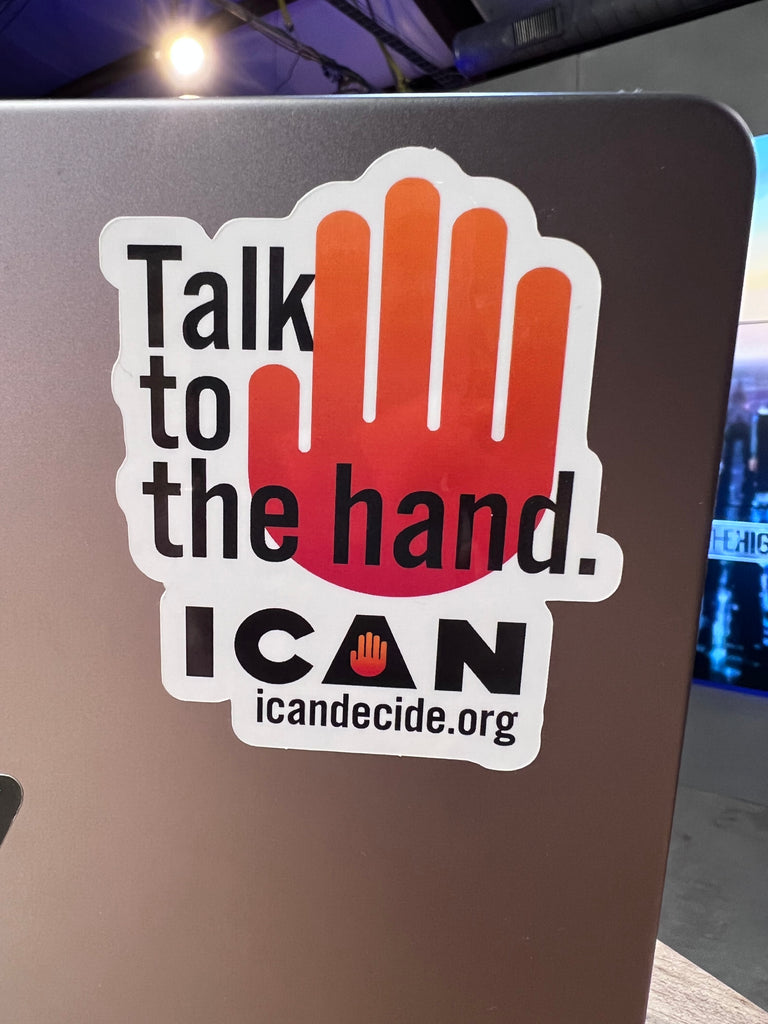 Sticker -Talk To The HAND Sticker
